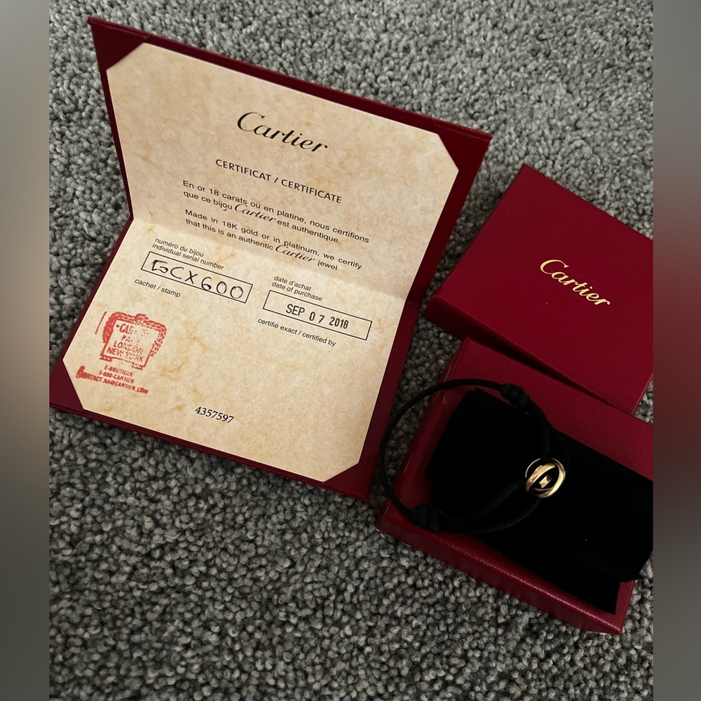 Authentic Cartier trinity rope bracelet!